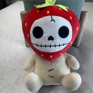 Furrybones Ichigo Strawberry Skeleton Plush 9' Red Kawaii Goth Creepy Cute Toy